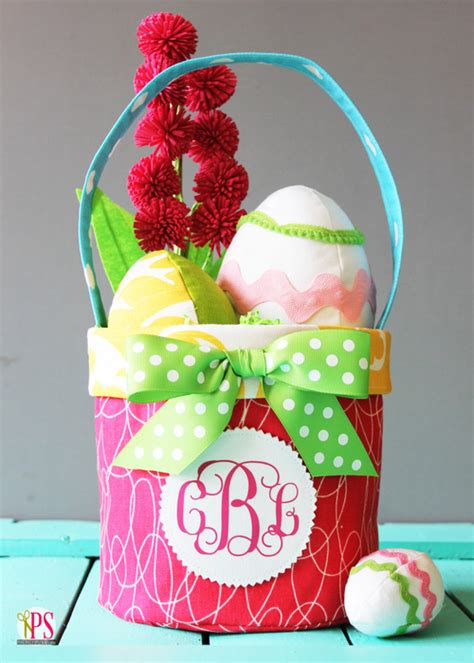 Fabric Easter Basket Pattern And Tutorial