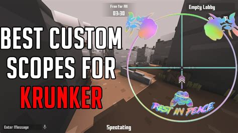Today we did a sniper gameplay and i told you guys how to get a custom scope and crosshair in krunker.io just follow the steps. Best Scopes And Crosshair For Krunker (more than 300 ...