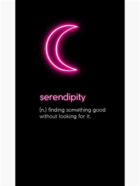 Serendipity Meaning Aesthetic Wallpaper Poster For Sale By Pusla
