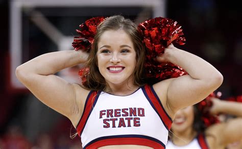 California State University Fresno Cheerleader California State Fresno Fresno State