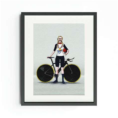 Illustrated Laura Kenny Art Print The Official Team Gb Online Shop