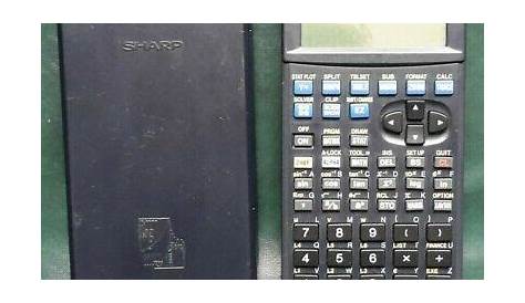 Sharp EL-9600 Graphical Graphing Calculator with case and stylus - VGC
