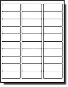 An easy and convenient way to make label is to generate some ideas first. Template for Easy Peel Address Labels 1" x 2-5/8" (18660) | Avery.com | Address label template
