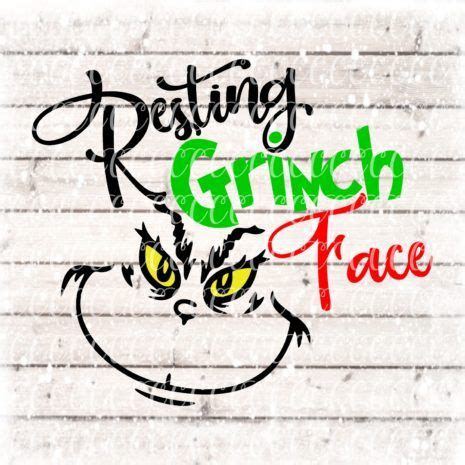 Download GRINCH FACE SVG (With images) | Grinch face svg, Grinch ...