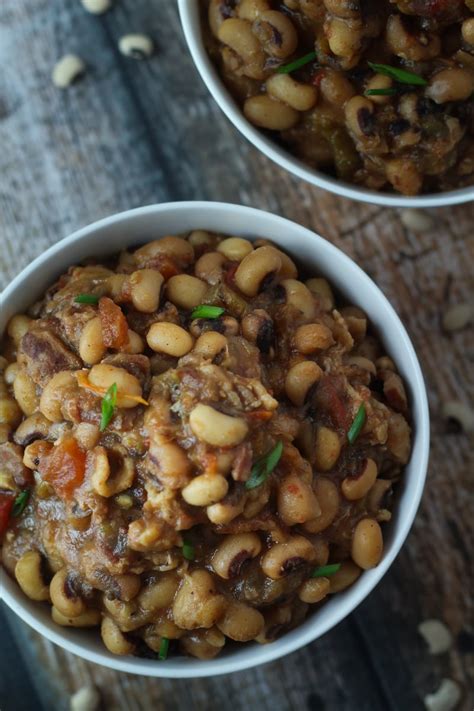 Slow Cooked Black Eyed Peas Recipe The Wanderlust Kitchen