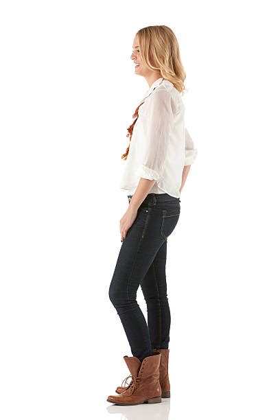 25600 Woman Standing Side View Full Body Stock Photos Pictures