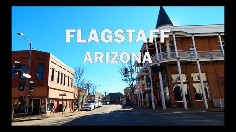 Flagstaff Az Driving Downtown 4k Youtube