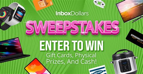 Inboxdollars On Twitter Enter To Win Cash T Cards And Physical