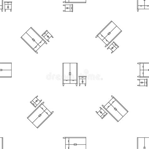 Wardrobe Pattern Seamless Vector Stock Vector Illustration Of Pattern