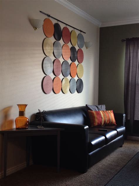 Modern Look With Hints Of Color Vinyl Record Decor Vinyl Records