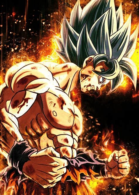 Anime Goku Super Saiyan Poster By Syarifkuroakai Art Displate Artofit
