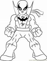 Coloring Fist Iron Super Hero Hulk Squad Drawing Coloringpages101 Getdrawings Getcolorings sketch template