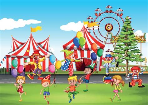 Best Amusement Park Clipart Pictures Illustrations Royalty Free Vector