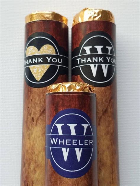 Maybe you would like to learn more about one of these? Chocolate Rolo cigars party favors ⎜ wedding monogram ...