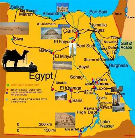 Map Of Egypt Egypt Map Egypt Tourism Egypt