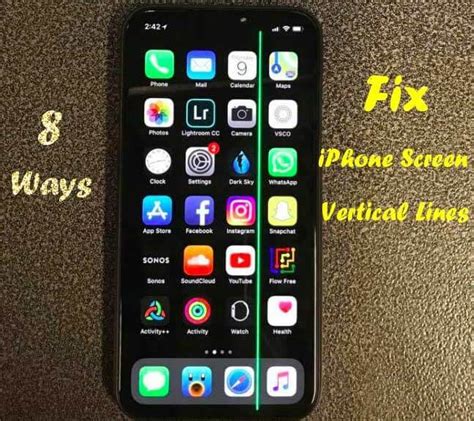 Latest Full Answers Fix IPhone Screen Vertical Lines Error