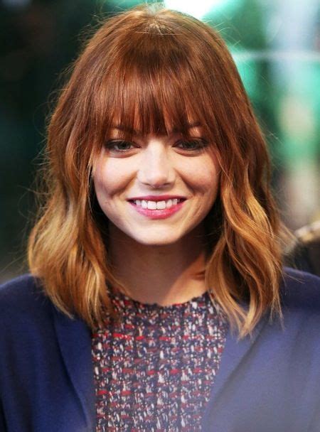 Slightly ragged bang hairstyle on ombre hair looks amazing especially if. Pin on hair.