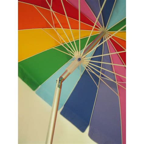 Impact Canopy 8 Ft Rainbow Beach Umbrella With Carry Bag