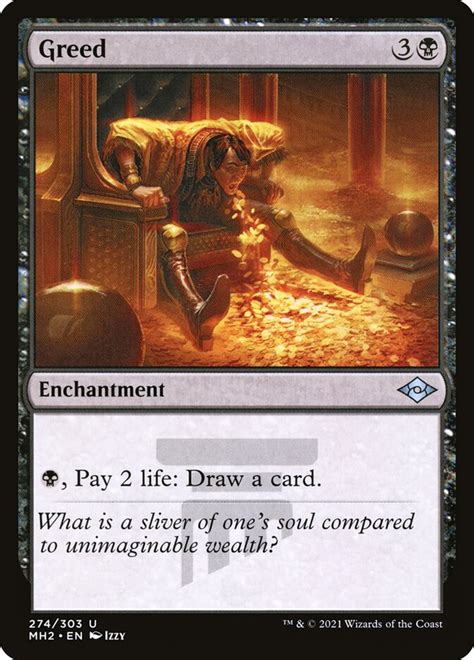 Greed · Modern Horizons 2 Mh2 274 · Scryfall Magic The Gathering Search