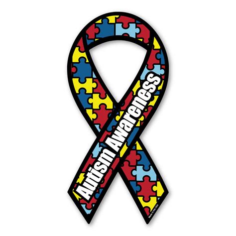 Autism Awareness Ribbon Magnet Magnet America