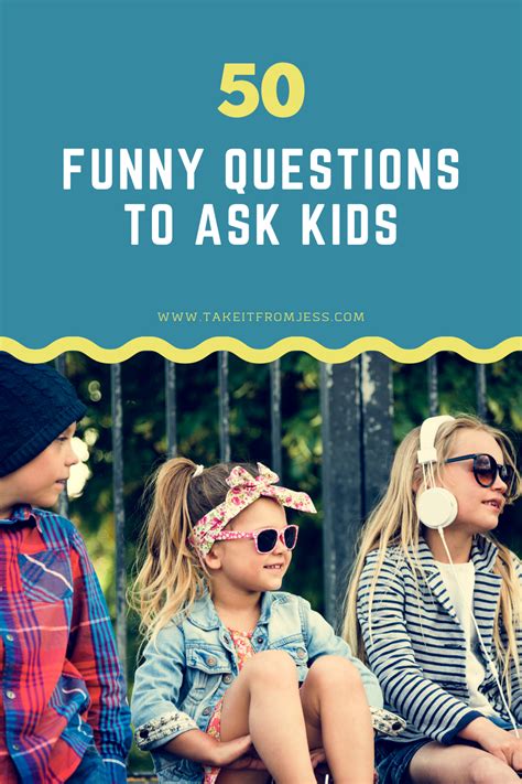 50 Funny Questions To Ask Kids