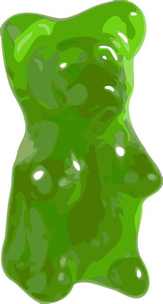 Green Gummy Bear Png Transparent Background Free Download 30427
