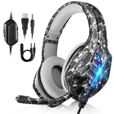 Tsv Gaming Headset Fit For Pc Ps4 Ps5 Xbox One Mac Laptop