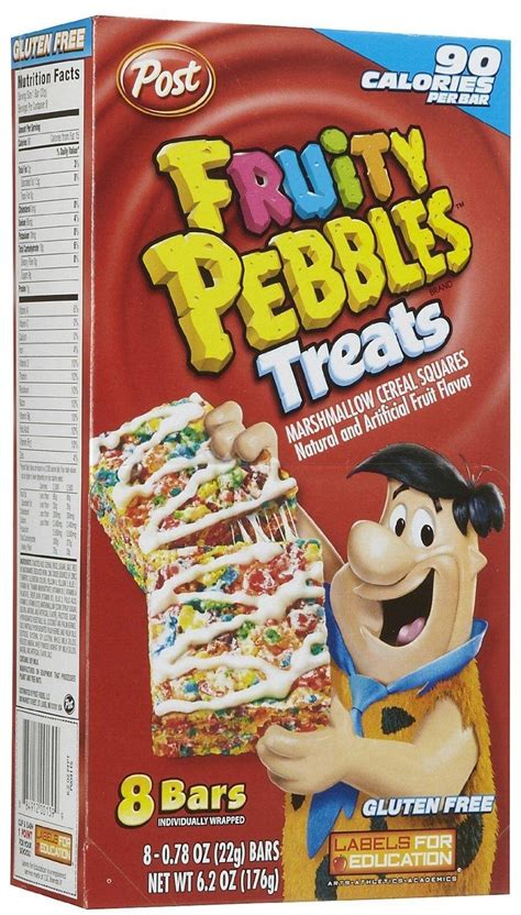 Buy Post Fruity Pebbles And Marshmallow Cereal Bar Treats Pack Of 3 8