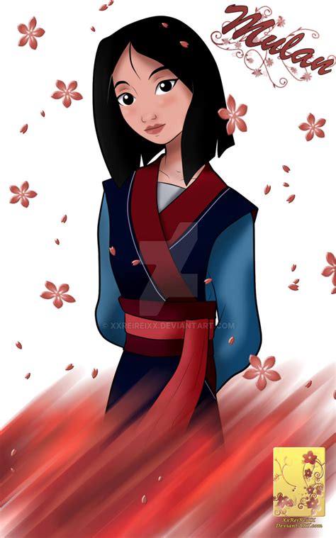 Disney Mulan By Xxreireixx On Deviantart