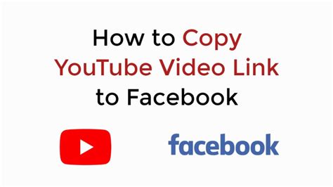 How To Copy Youtube Video Link To Facebook 2020 Youtube