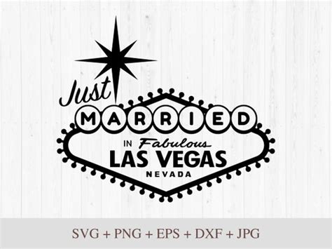 Las Vegas Sign Blank Clipart Cutting Files Svg Png  Dxf Etsy