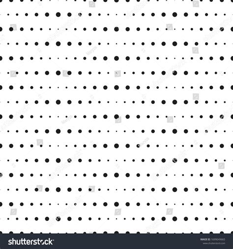 Lines Dots Black White Spot Drawing Stock Vector Royalty Free