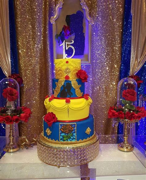 Check Out These Beauty And The Beast Theme Cakes Which One Is Your