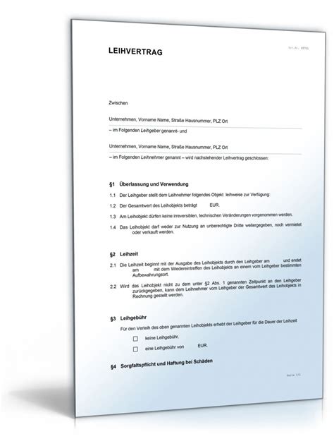 Maybe you would like to learn more about one of these? Leihvertrag ⋆