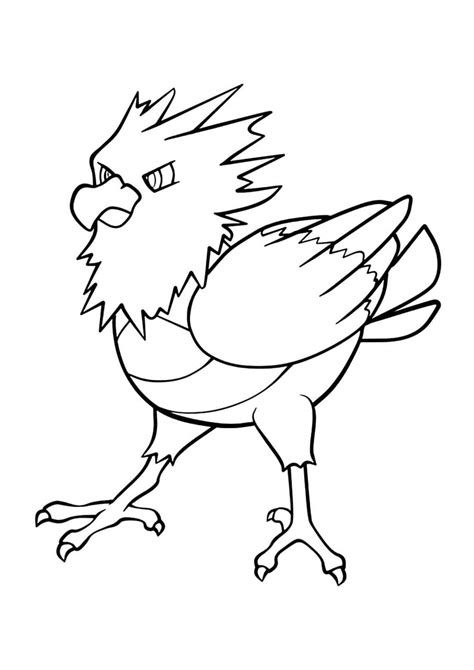 Spearow Pokemon Coloring Pages Free Coloring Pages For Kids