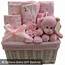 Hospital/new Born Essentials With Layette Set Girl Baby Gift Basket 