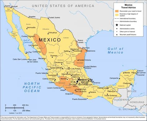 Us And Mexico Map With Cities United States Map