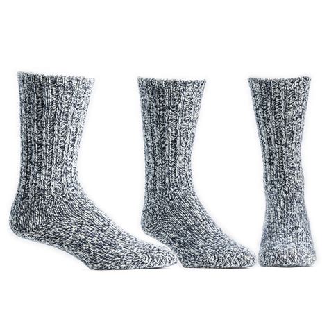 3 Pairs Ballston Merino Wool Ragg Socks For Winter And Outdoor Hiking