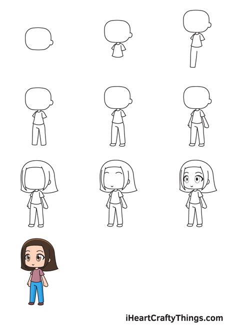 how to draw a gacha life character step by step hot sex picture
