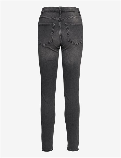 Lindex Trousers Denim Clara Black Jeans