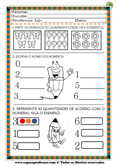 50 Atividades De Matemática Para A Educação Infantil Espaço Do