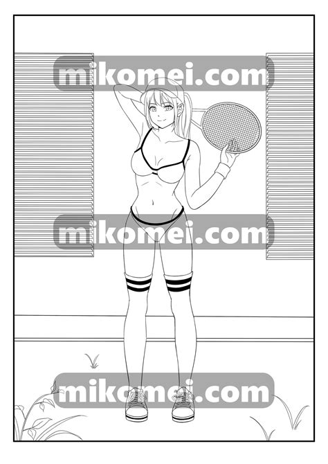 15 Pack Sexy Anime Girls Coloring Pages Etsy