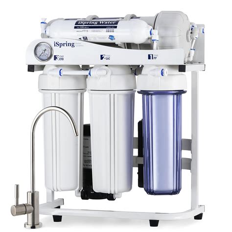 buy ispring rcs5t commercial tankless reverse osmosis ro water filter system with 1 5 1 pure to