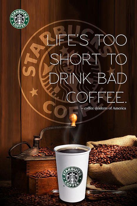 Starbucks Poster Concept Personal Images Are Used In My Audio