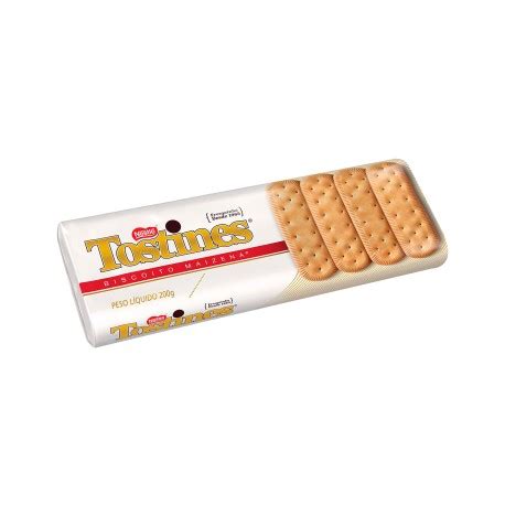 BISCOITO MAIZENA TOSTINES 200G Rafa s Super Varejão