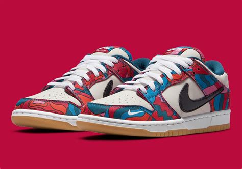 Parra X Nike Sb Dunk Low ‘abstract Art Dh7695 600 Sneaker Style