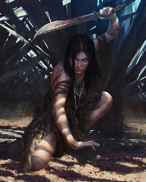 Image May Contain 1 Person Outdoor Warrior Woman Concept Art World