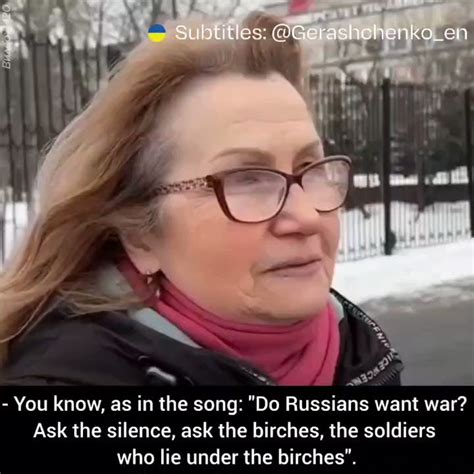 Mace On Twitter Rt Gerashchenkoen A Russian Woman Addresses Western Countries Why Did You