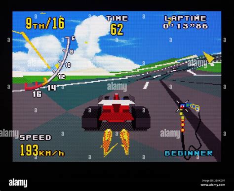 Virtua Racing Sega Genesis Mega Drive Editorial Use Only Stock