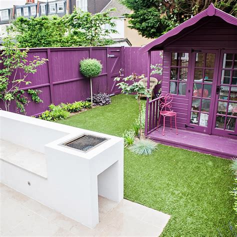 Small urban backyard that features a nice pool with a terrace. Small Garden Ideas - Garden Design Ideas